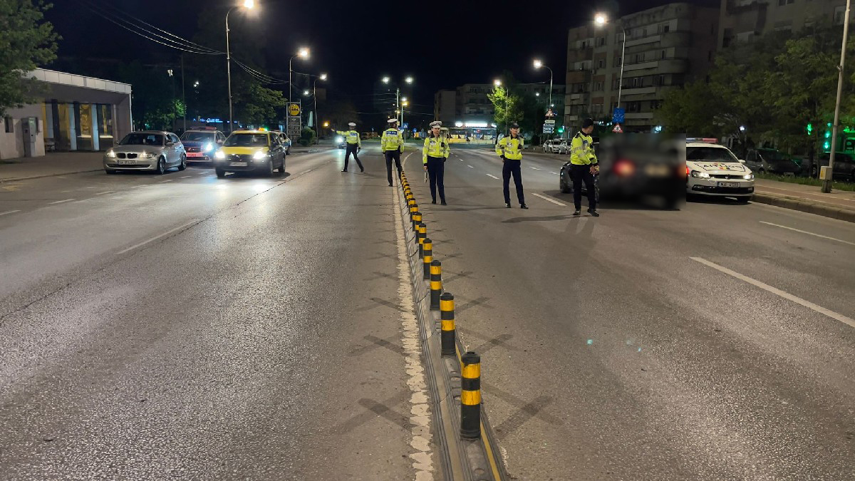 FOTO. Razii de amploare ale Poliției Satu Mare. Drogați și șoferi beți, prinși în flagrant