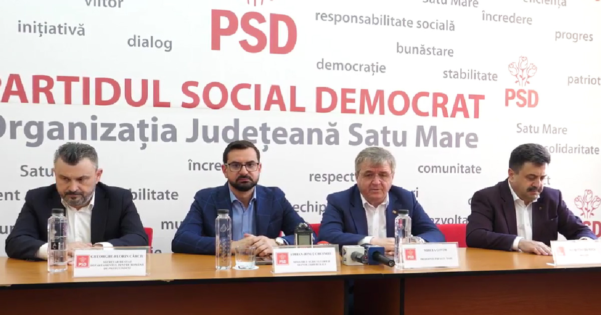 Ministrul Agriculturii, la Satu Mare: "Trebuie să obținem cât mai multe produse în țara noastră"