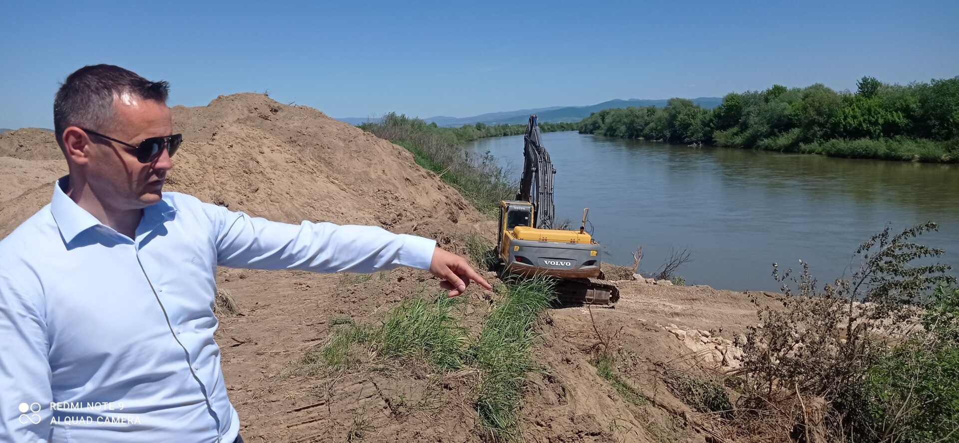 FOTO. A început construcția unui nou pod peste Someș, în județul Satu Mare