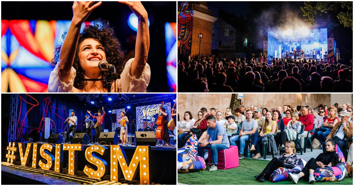 FOTO/VIDEO. Prima ediție a World Music Festival la Satu Mare, un succes: muzică bună, atmosferă occidentală și experiențe inedite