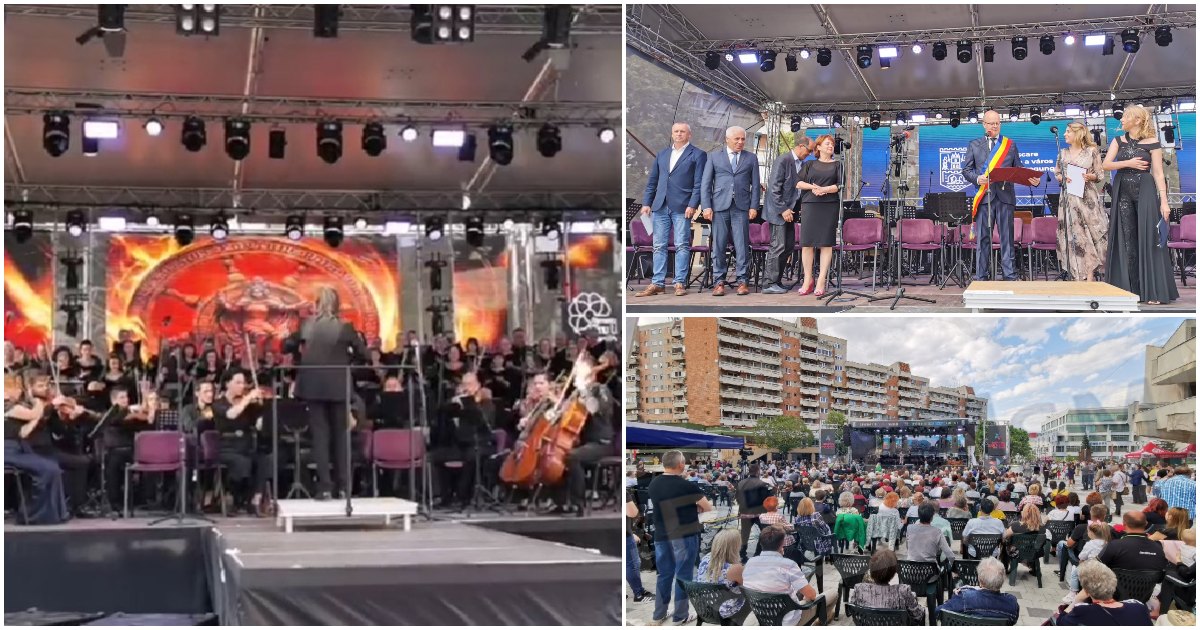 FOTO/VIDEO. Atmosferă vieneză la startul Zilelor Orașului! Filarmonica i-a încântat pe sătmăreni
