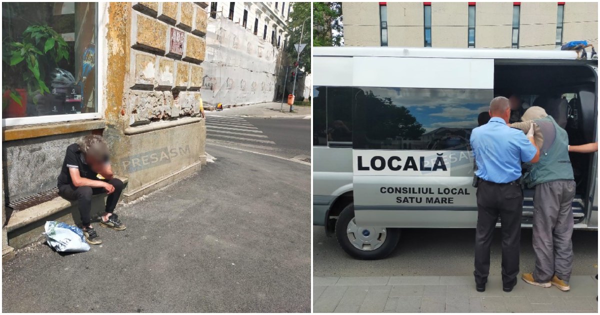 FOTO. Cerșetori din Prahova ridicați de pe străzile Sătmarului, de Zilele Orașului. Zeci de comercianți de baloane, sancționați