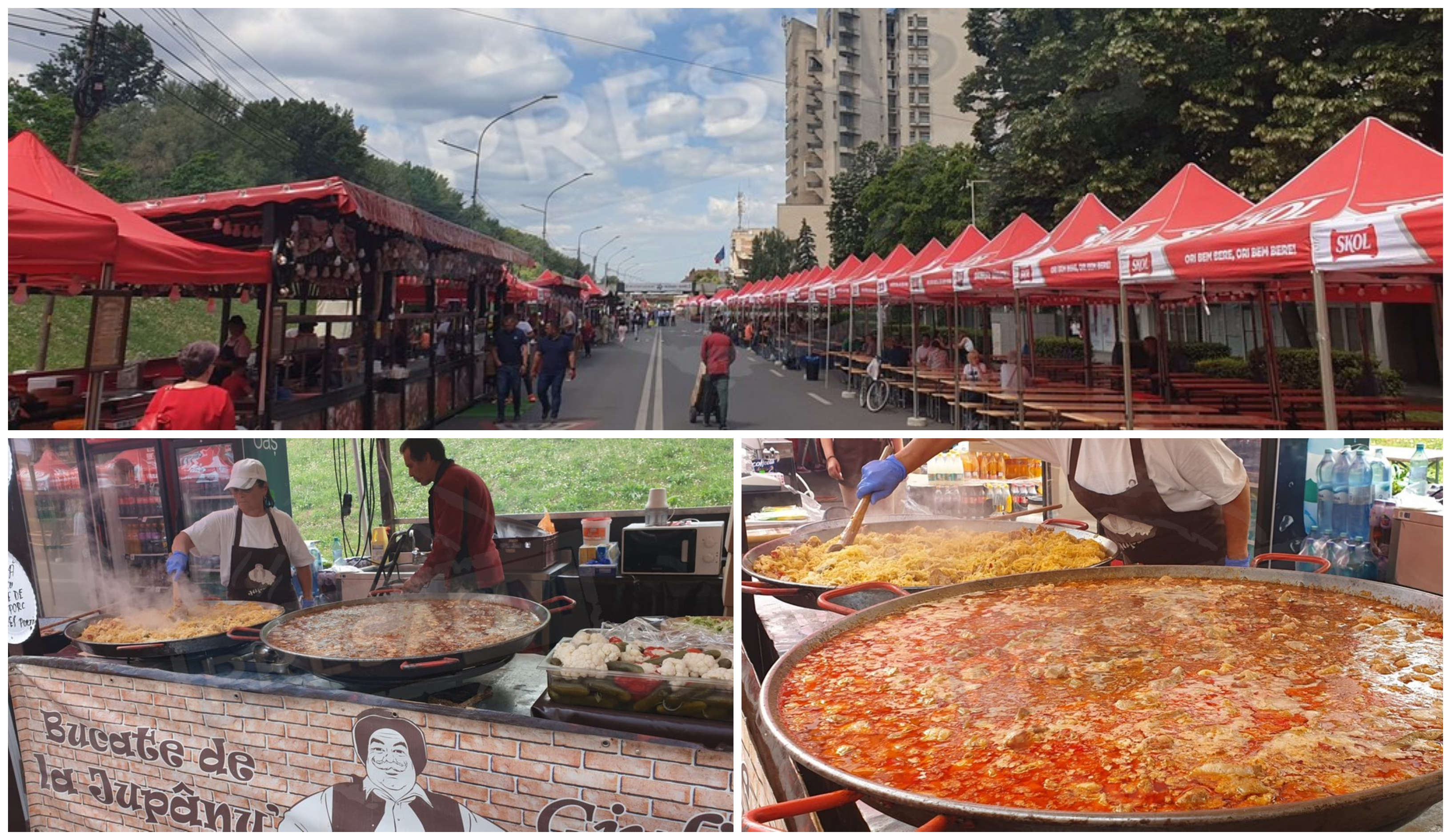 FOTOGALERIE. Poftiți la mâncare! Terasele de Ziua Orașului au fost instalate. De toate pentru toți