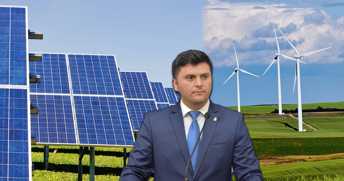 Propunerea liberalului Cozma, adoptată. România va produce energie verde pe terenurile mai puțin fertile