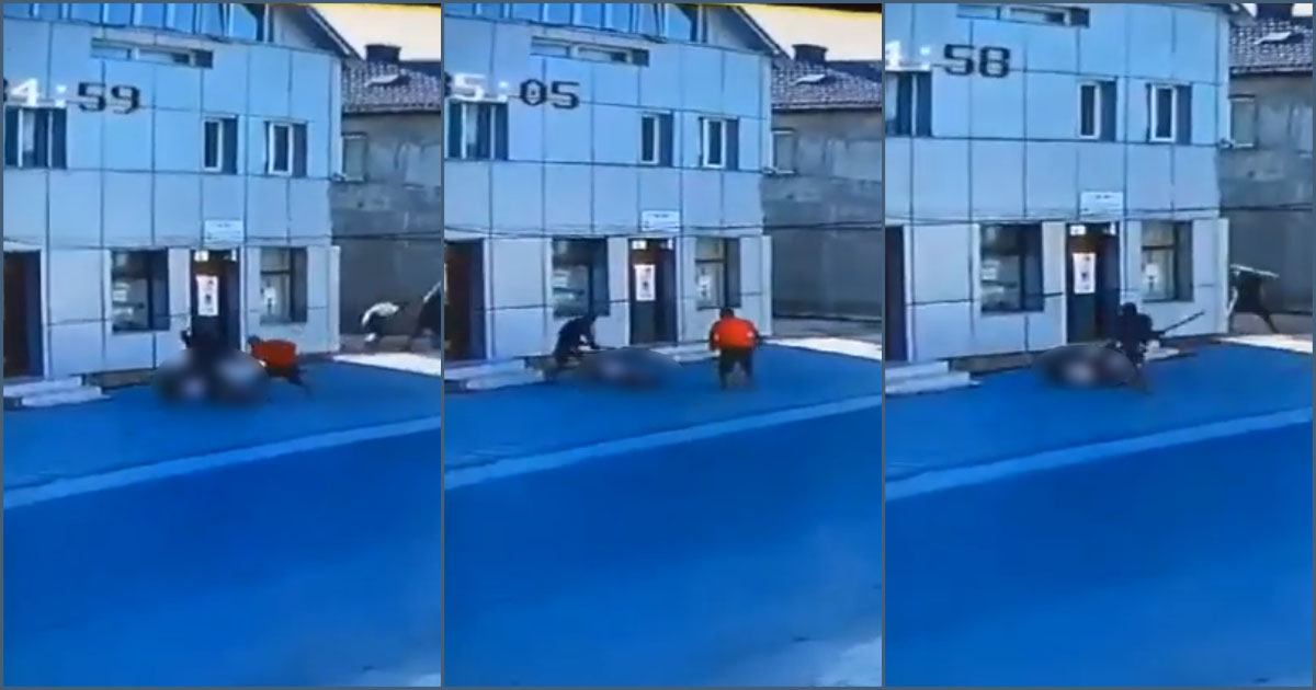 VIDEO. Răfuială sângeroasă pe străzile unui sat din țară. Un bărbat a murit, alți doi au fost grav răniți