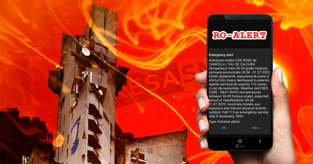 FOTO. Ro-Alert! Sătmărenii au primit avertizare pe telefon. COD ROȘU de caniculă în județ