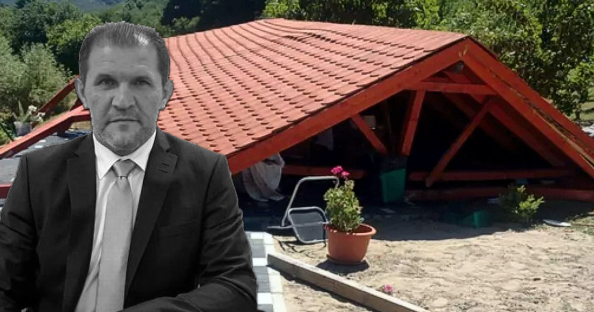 FOTO. Doliu în județul vecin. Subprefectul a murit după ce un foișor s-a prăbușit din cauza vântului