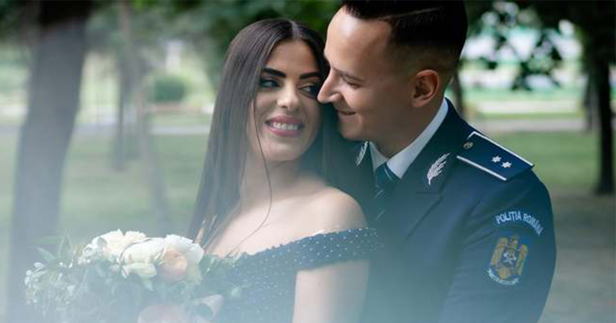 FOTO. De la accident, la starea civilă. Un polițist și-a cunoscut aleasa la o tamponare