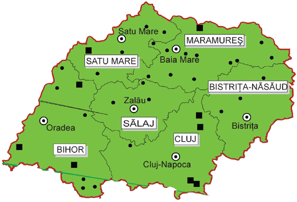 PLAN. Județul Satu Mare ar putea dispărea. Reședința regiunii ar fi la Oradea