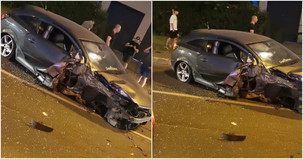 VIDEO. Teribilism la volan în județul vecin. Băut la volan, a făcut praf mașina "împrumutată". Apoi s-a dat în spectacol pe Instagram