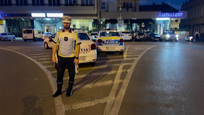 FOTO. Filtre de amploare în centrul municipiului Satu Mare. Petrecăreții au căzut testul fiolei