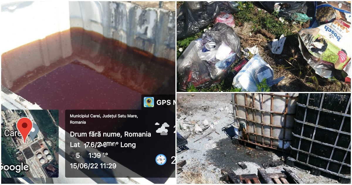 FOTO. Amendă de zeci de mii de lei la Carei. O firmă a împuțit un oraș întreg