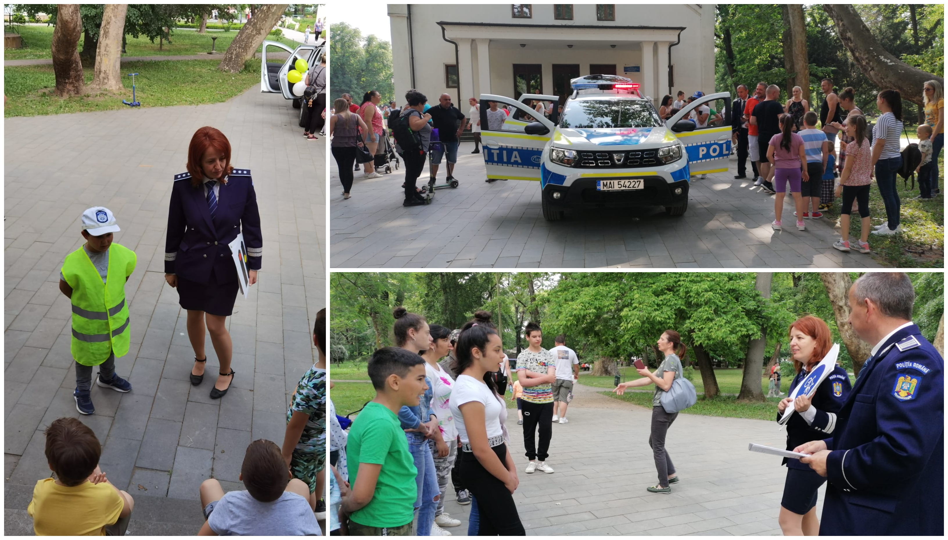 FOTOGALERIE. Copiii nu mai trebuie să fie victime. Poliția Carei face activități de educație rutieră