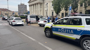 FOTOGALERIE. A plouat cu amenzi în centrul Sătmarului. Identificat și un drogat