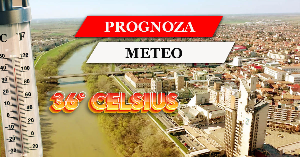Temperaturi tot mai ridicate la Satu Mare. Urmează zile caniculare, maxime de 36 de grade Celsius