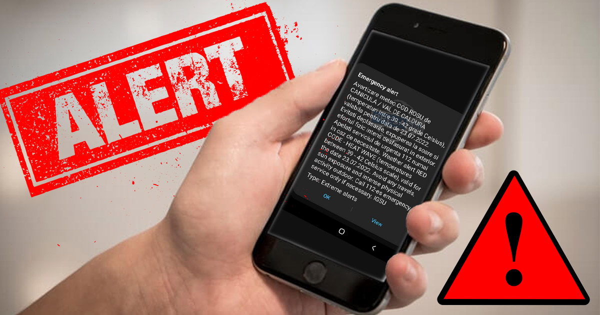 RO-Alert: Avertizare de temperaturi extreme în județul Satu Mare. COD ROȘU