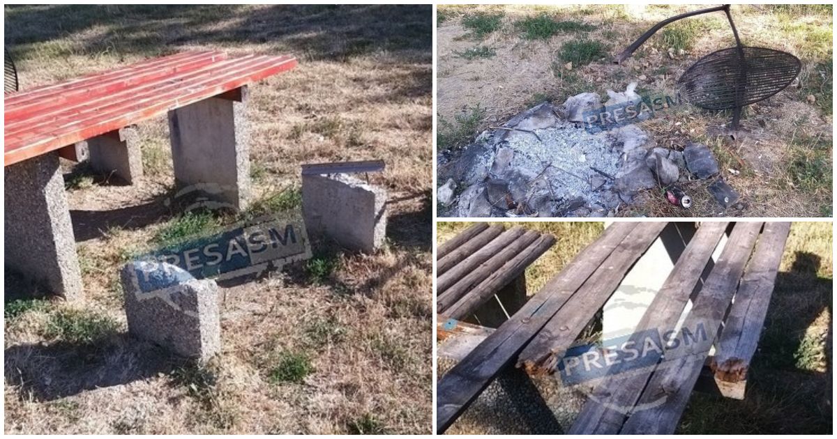 Fotó. A vandálok nem mennek szabadságra. Teljesen tönkretették a 16-os lakónegyed piknik övezetét