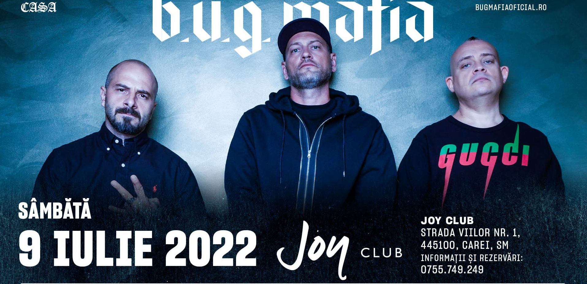 ”Cine e cu noi?!” BUG Mafia promite un concert incendiar la ștrandul JOY din Carei
