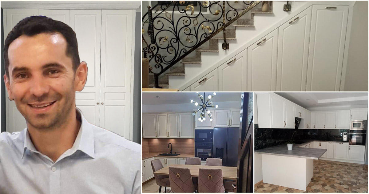 Povestea lui Florin, meșterul care face mobilă personalizată. Reîntors în țară cu experiența din Italia