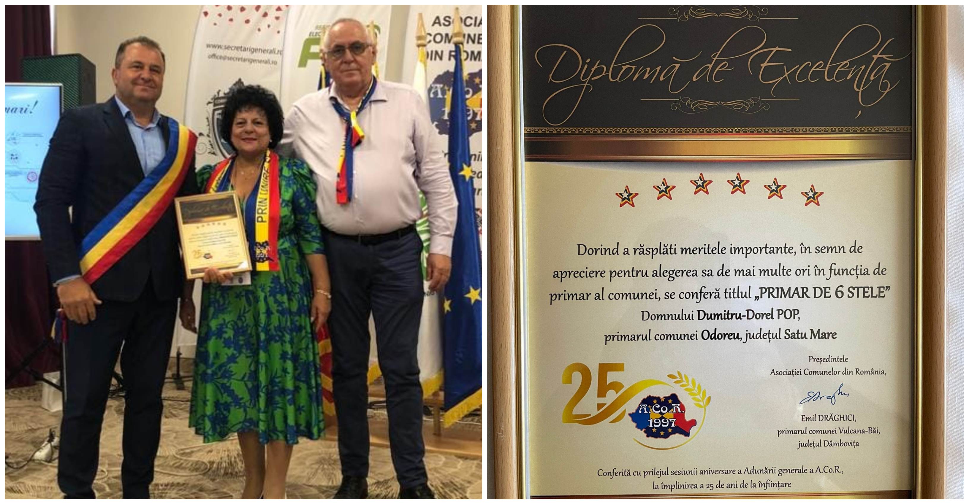 FOTO. Primarul de 6 stele din județul Satu Mare. Distincție la nivel național