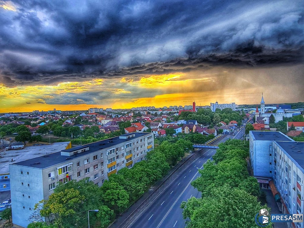 Prognoza meteo pentru Satu Mare. Săptămâna începe cu furtuni. Ce temperaturi sunt prognozate