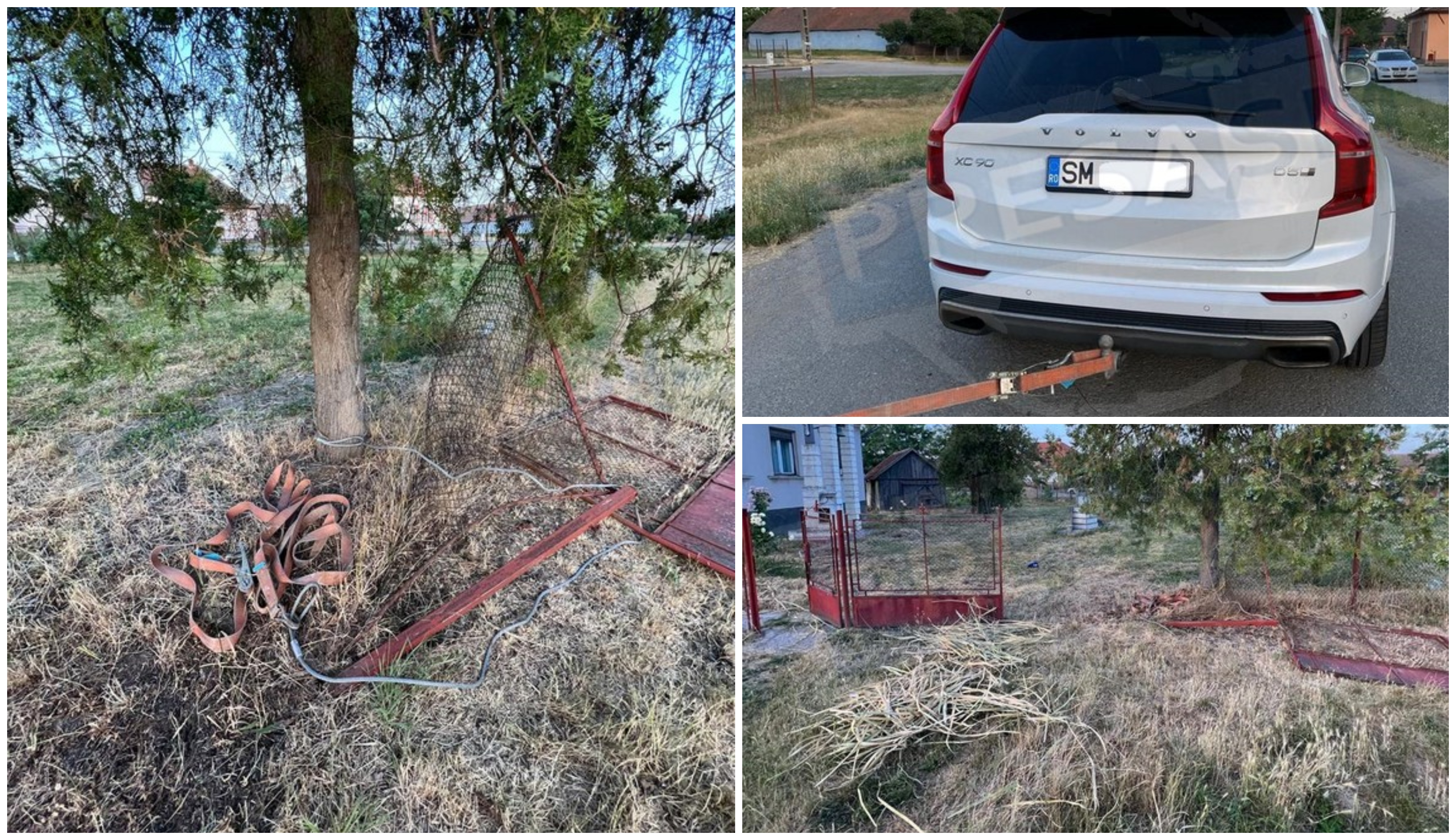 FOTO. Pentru că ar vorbi românește, unui consilier din județ i s-a provocat un accident