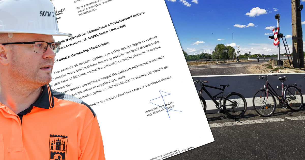 Primăria Satu Mare nu are nicio vină pentru blocarea Sătmărelului/Balta Blondă prin centură