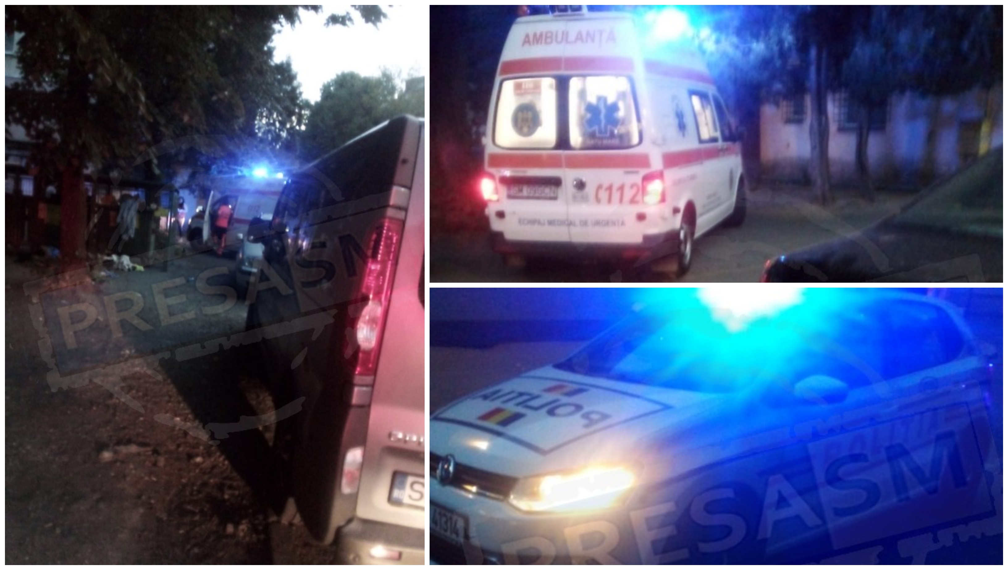 FOTO/VIDEO. Bătaie între mai mulți indivizi în municipiul Satu Mare. Unul s-a ales cu un ciocan în cap