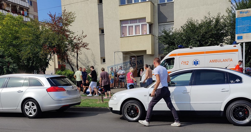 FOTO. Incident pe Drumul Careiului.  Poliția și Ambulanța, chemate la fața locului. O minoră a ajuns la UPU