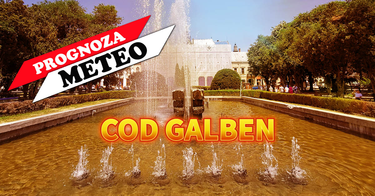 Weekend sub Cod galben la Satu Mare. Când se răcește vremea