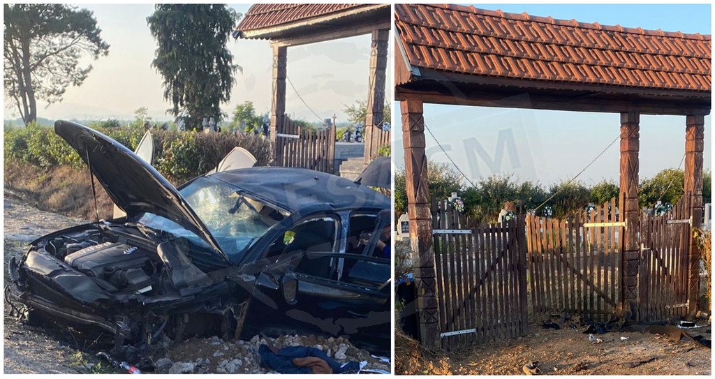 FOTO. Cu alcoolemie mare, un tânăr polițist rutier din Satu Mare este judecat după un accident