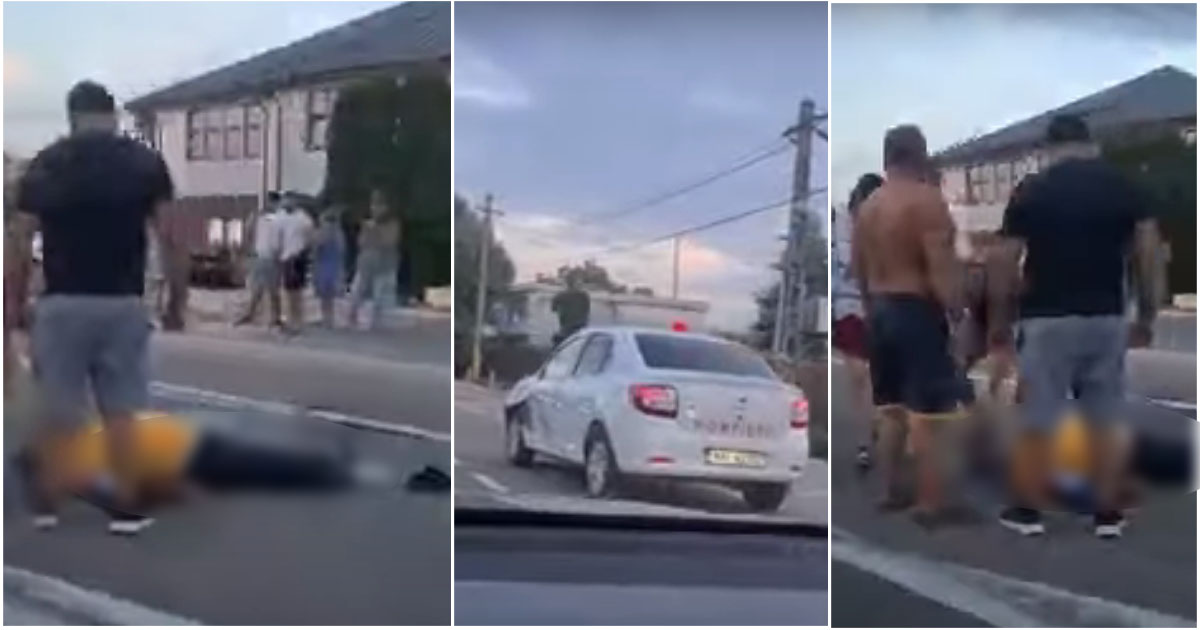 VIDEO. Accident mortal în țară. Pieton lovit de mașina pompierilor. La fața locului au ajuns și mascații