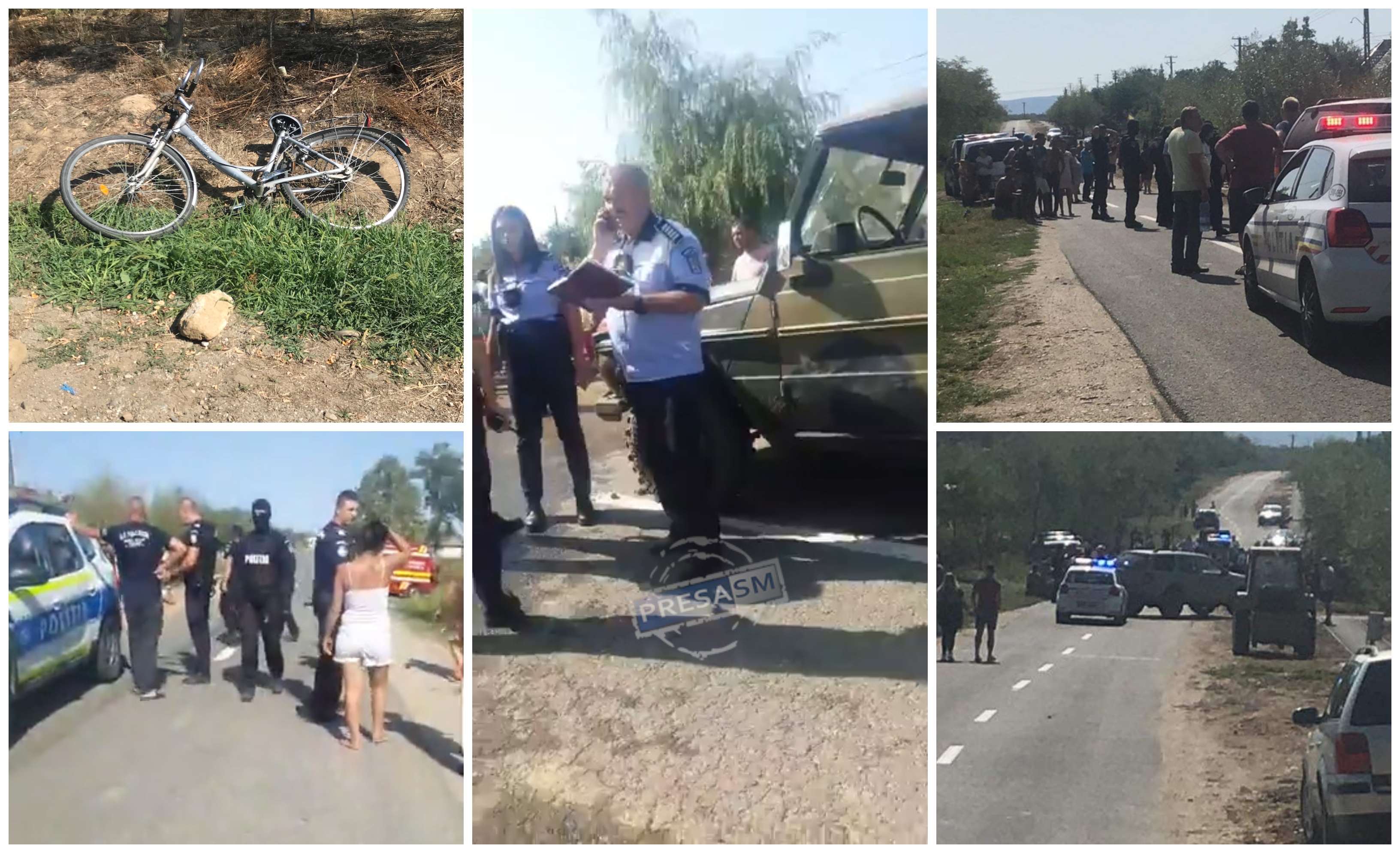 FOTO/VIDEO. Minor spulberat de mașină în județ. Șoferul a fugit, au intervenit ”mascații”