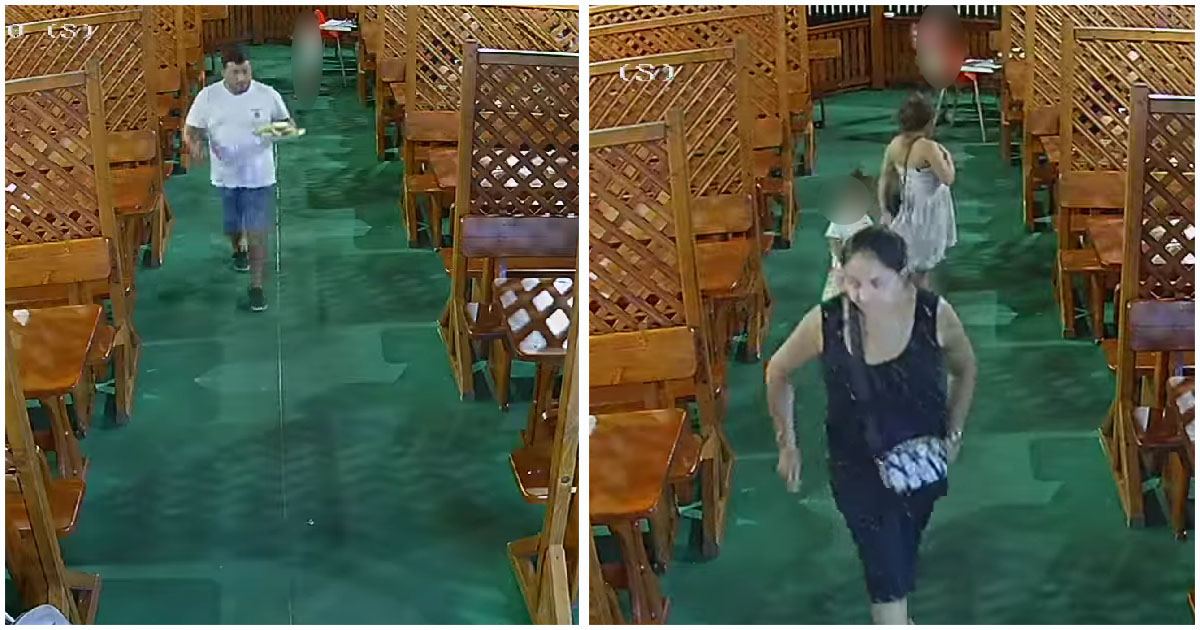 Videó. Megvacsorázott a háromgyerekes család egy szatmári étteremben, majd fizetés nélkül távoztak