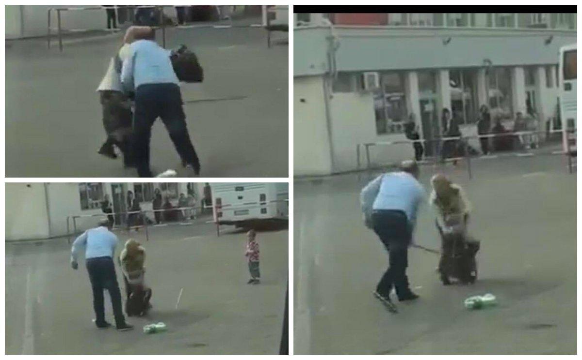 VIDEO. Sentință în cazul femeii (5 copii) bătute de un fost polițist, la urcare în microbuz