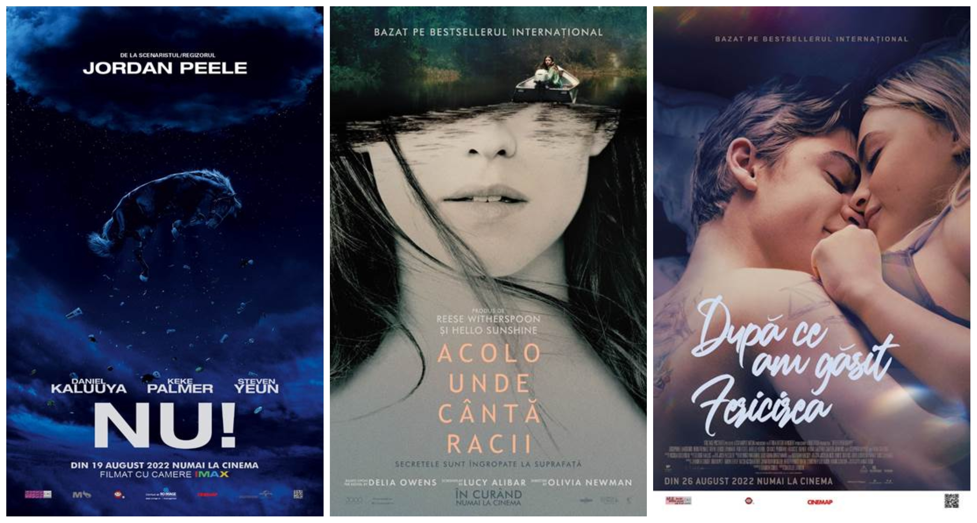 Ce filme noi vedem la Cineplexx Satu Mare din 19 August