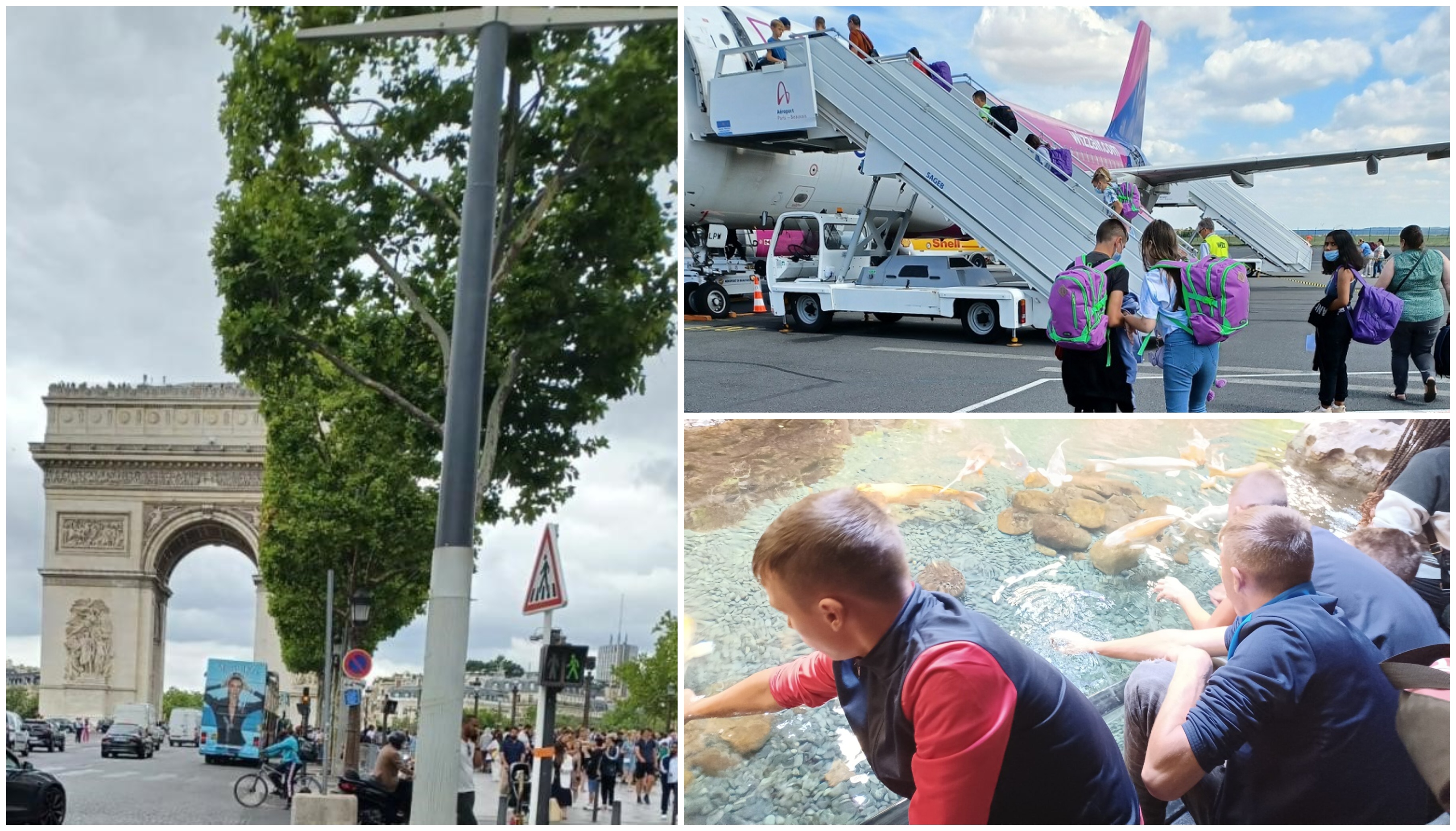 FOTO. Un sătmărean le-a plătit copiilor instituționalizați o vacanță la Paris