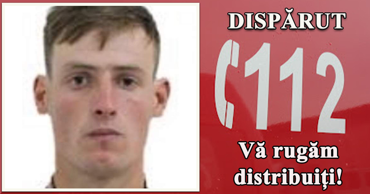 FOTO. Dispariție misterioasă a unui tânăr în județul Satu Mare! O mamă a alertat Poliția