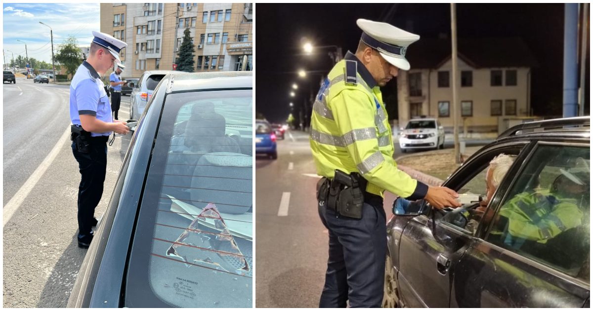 FOTO. Polițiștii rutieri, magicienii județului: zeci de șoferi transformați în pietoni