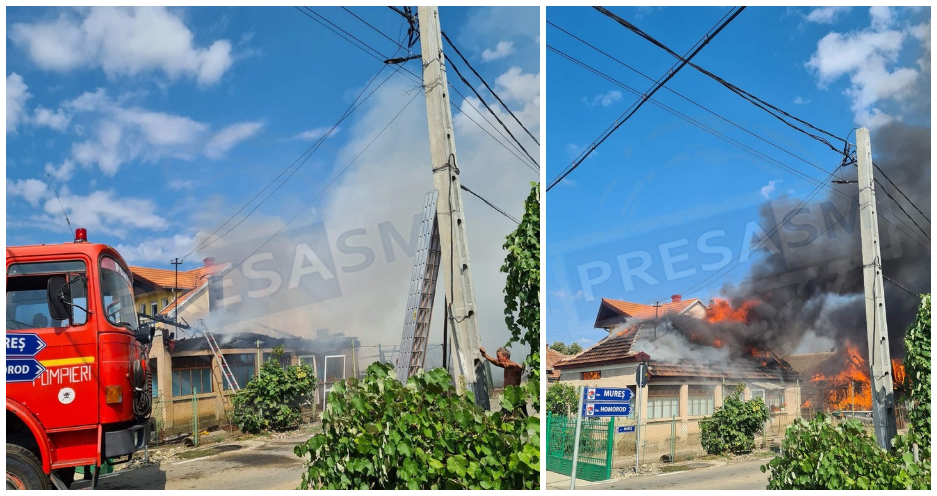 FOTOGALERIE. Drama unui vârstnic din județul Satu Mare: casa i-a fost distrusă
