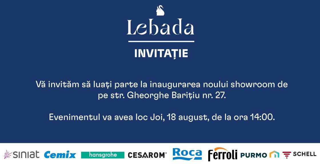 Lebăda își deschide al doilea showroom din Satu Mare! Cu multe premii și o ofertă bogată, la cele mai mici prețuri