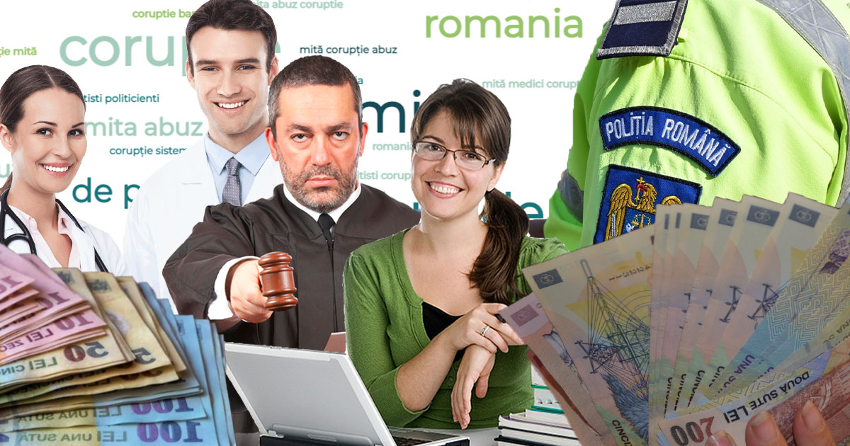 Medicii sunt mai corupți decât politicienii, cred românii. Cum stau funcționarii, polițiștii și profesorii