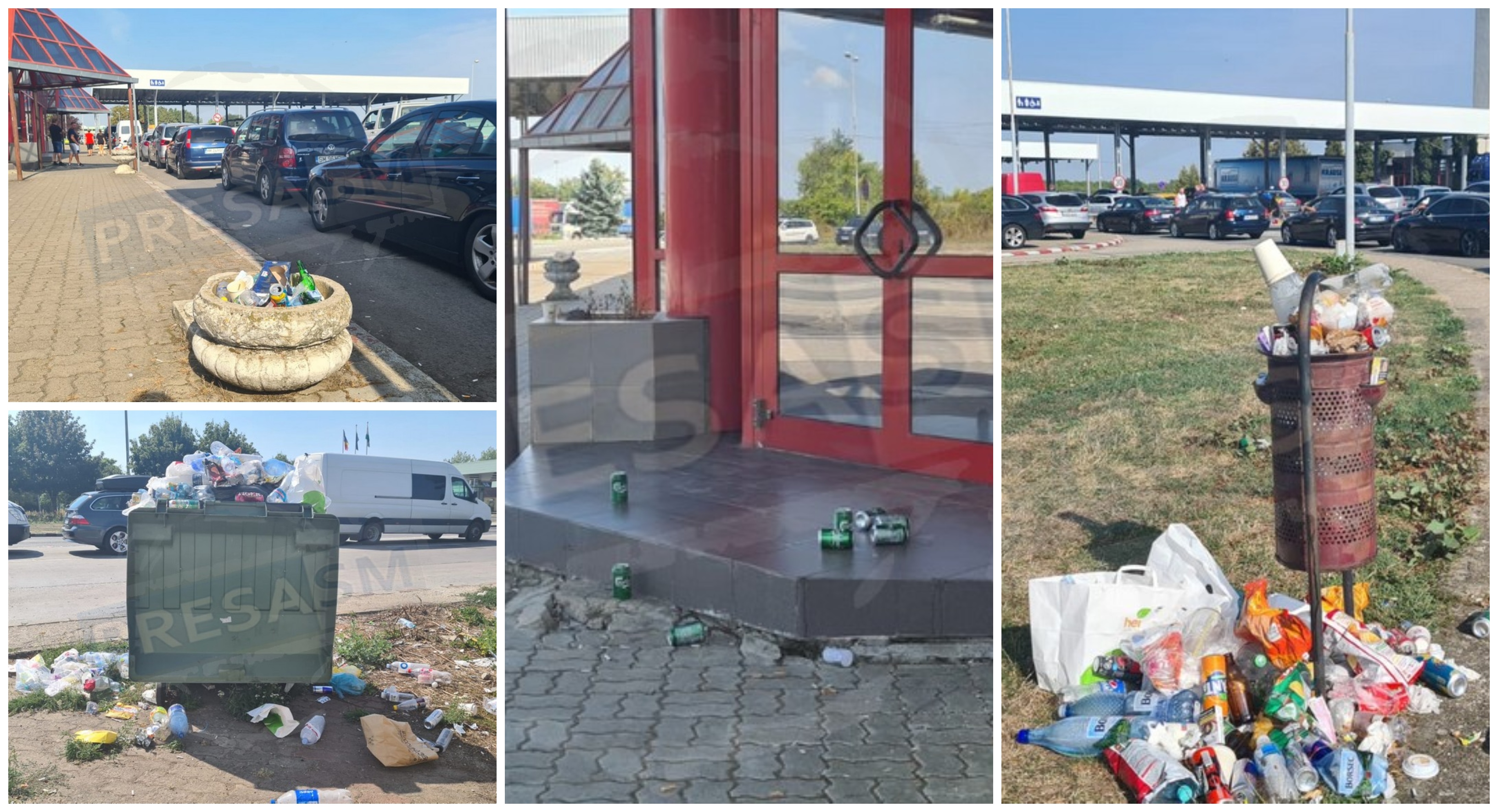 FOTOGALERIE. Dezastru lăsat în Vama Petea. O uriașă groapă de gunoi, trafic record