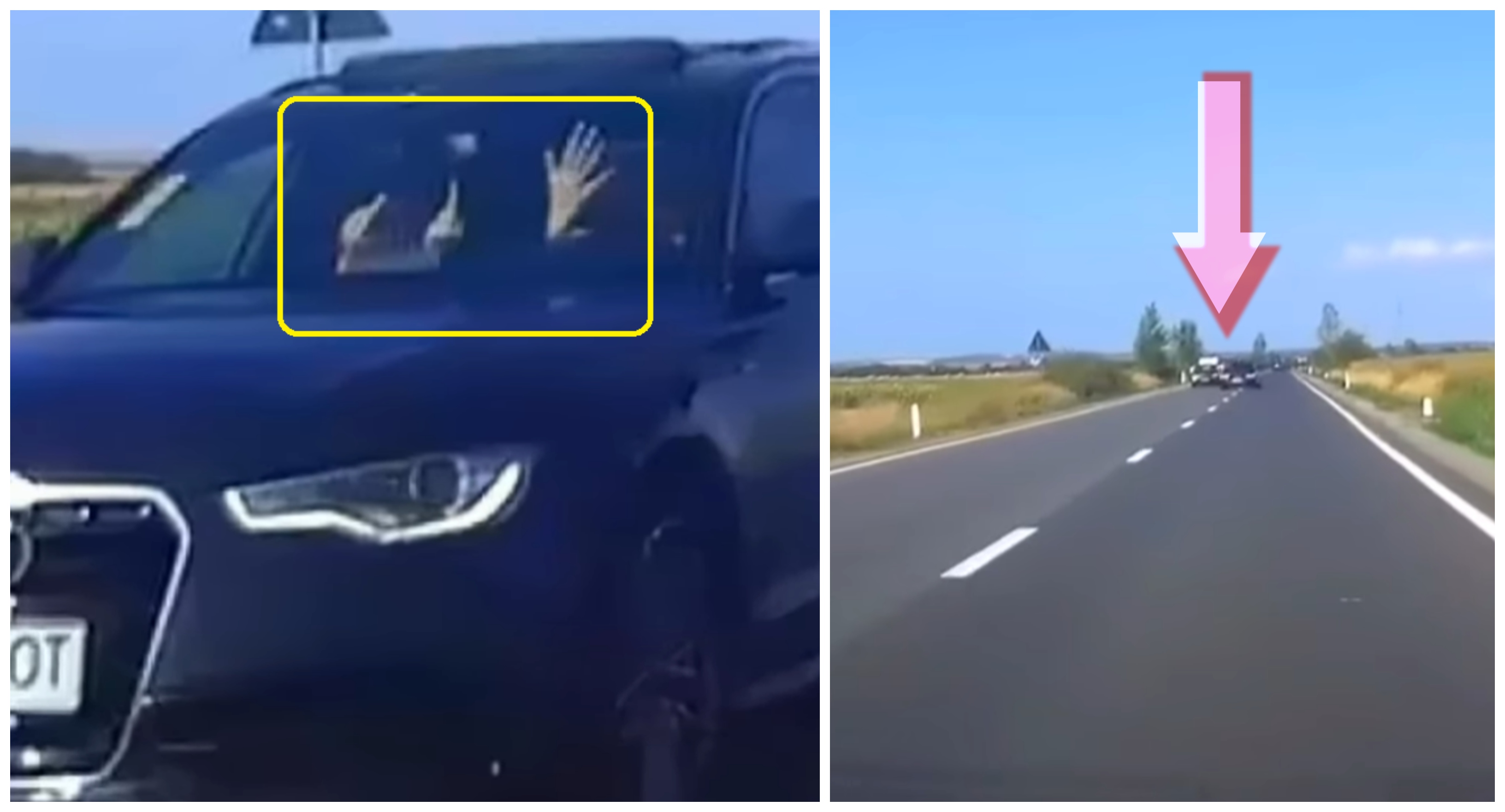 VIDEO. Atenție pe șosele județului Satu Mare! Șoferi agresivi și obsceni! Ei greșesc, dar tot ei înjură