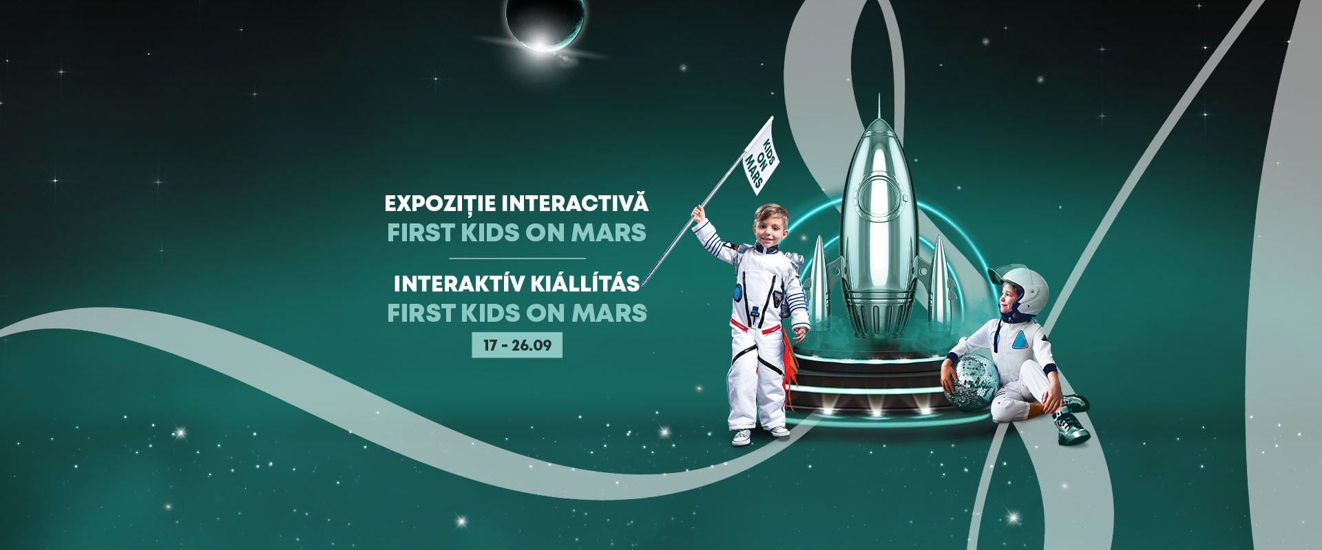 Shopping City Satu Mare organizează „First Kids on Mars”, o expoziție interactivă și educativă despre planeta Marte