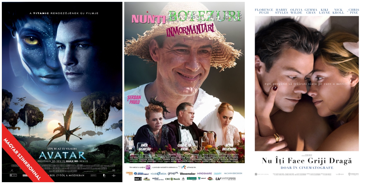 Ce filme noi vedem la Cineplexx Satu Mare din 23 Septembrie