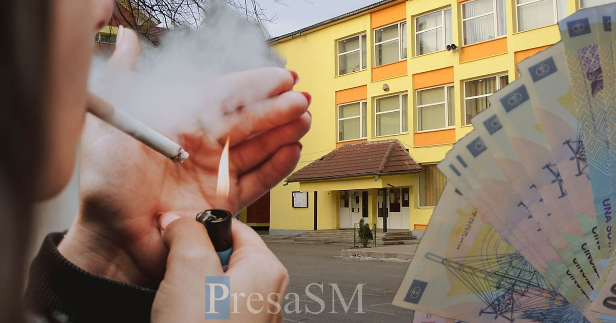 Tervezet: 500 lejes büntetést kaphatnak a közterületen - iskolában, utcán, parkokban - dohányzó kiskorúak