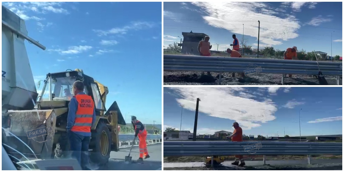 Fotó/Videó. Járdát építenek a kerülőúton a Szőkemocsár és Szatmárzsadány felé közlekedők számára