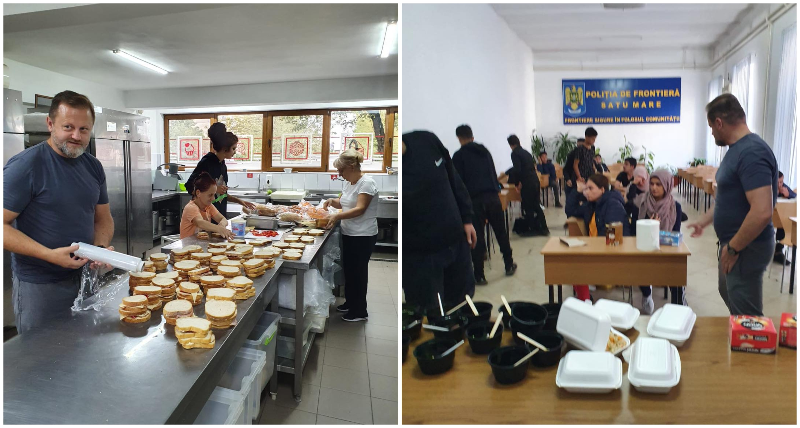 FOTO. Ucraineni abandonați pe străzi în municipiul Satu Mare. Fără mâncare și apă