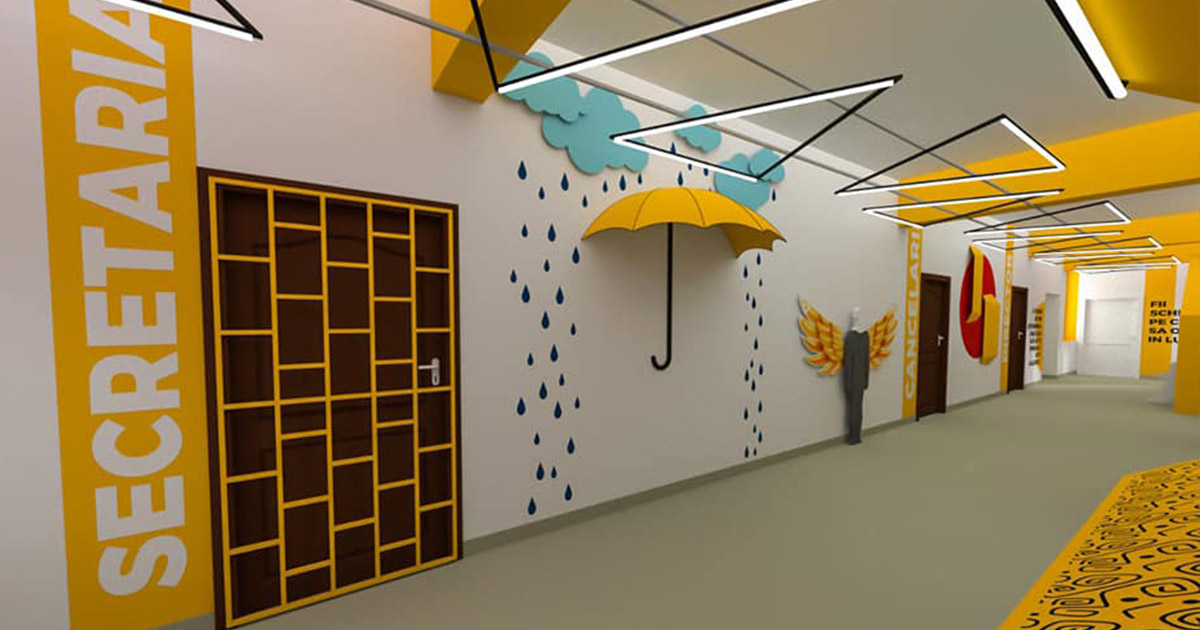 FOTO/VIDEO. O școală dintr-o comună a țării a devenit "vedetă" pe internet: "Aș vrea ca elevii mei să știe că mi-a păsat de ei!"